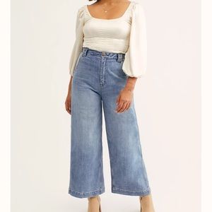 CRVY Free People Berlin Wide Leg Jeans